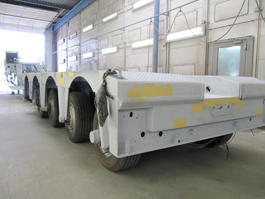 Remise à neuf de remorques