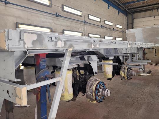 Remise à neuf de remorques