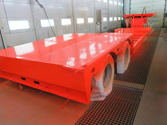 Remise à neuf de remorques